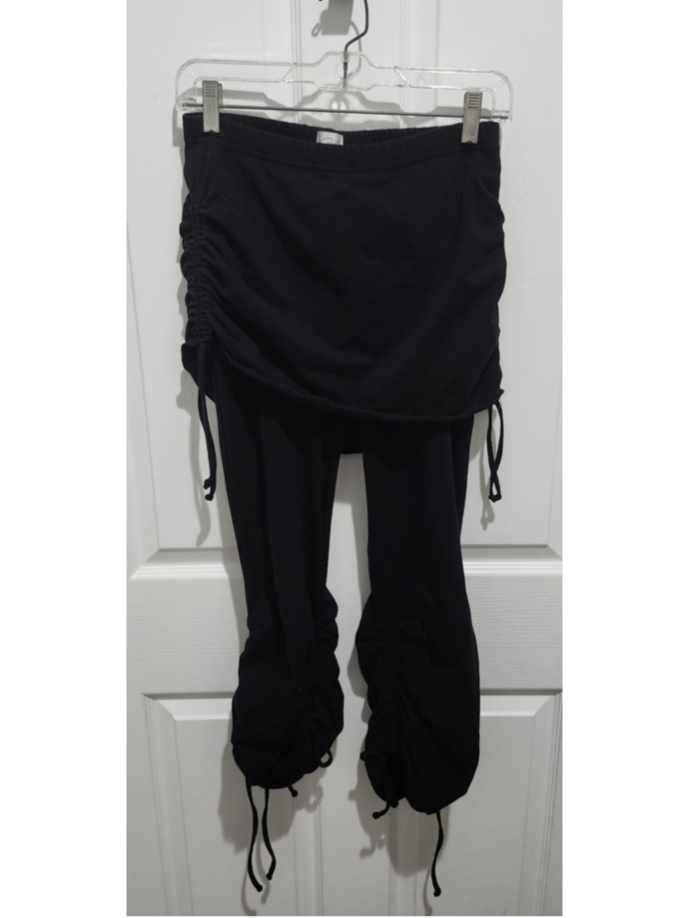 suhaila salimpour black scrunchy dance pants with skirt 🖤